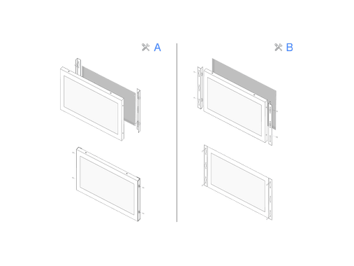 Touchscreen 10 Pollici Metallo (4:3)