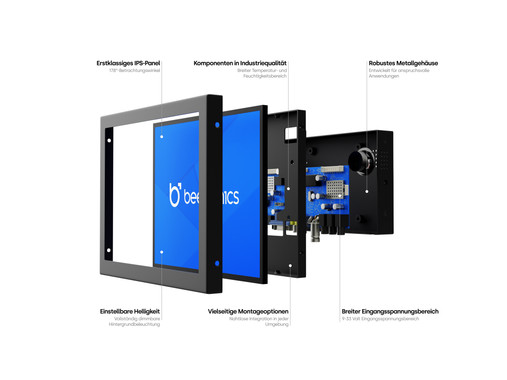 7 Zoll Monitor Metall (4:3)