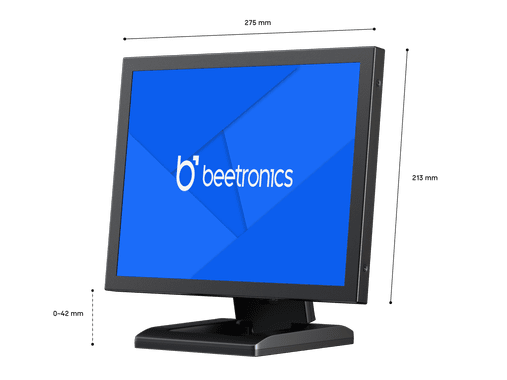 Monitor 12 Pollici Metallo (4:3)
