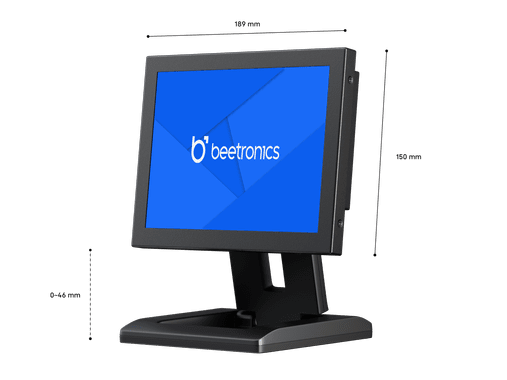 Monitor 8 Pollici Metallo (4:3)