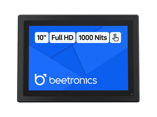 Touchscreen 10 Pollici Metallo (Alta Luminosità)