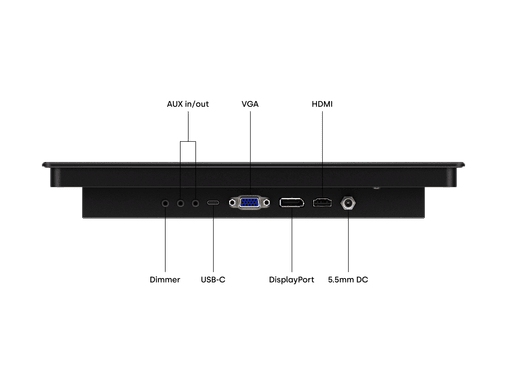 10 Zoll Touchscreen Metall (High-Brightness)