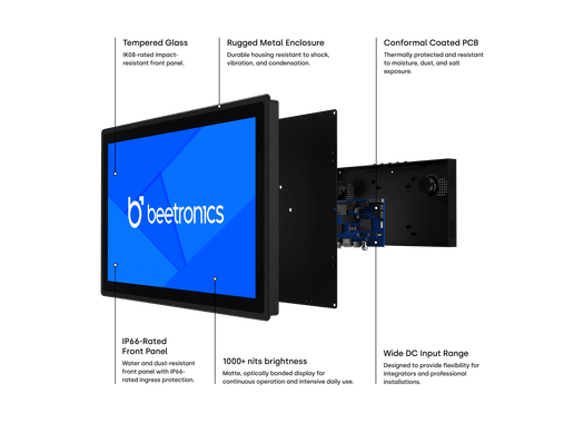 24 Zoll Touchscreen Metall (High-Brightness)