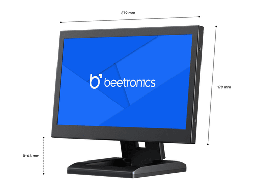 Monitor 12 Pollici Metallo