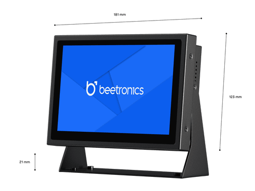 7 Zoll Touchscreen Metall