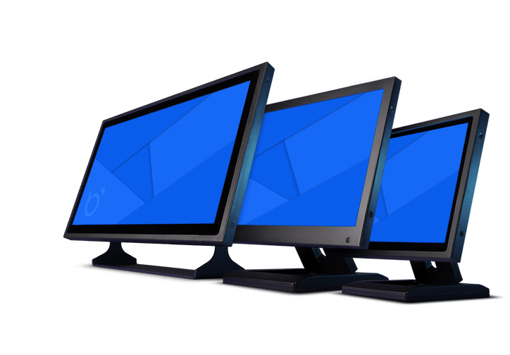 Touch screen del punto vendita